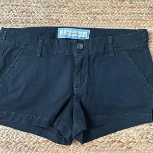 Abercrombie & Fitch Women's Black Cargo Shorts